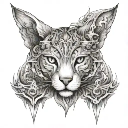 I want to make a tattoo.  I want this tattoo to say “Nova” from left to right, and “daring” from top to bottom.  I want  tattoo design idea