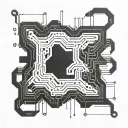 An AI-inspired tattoo design incorporating circuit patterns and binary code, symbolizing the fusion of technology and creativity tattoo design idea