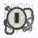 An AI-inspired tattoo design incorporating circuit patterns and binary code, symbolizing the fusion of technology and creativity tattoo design idea