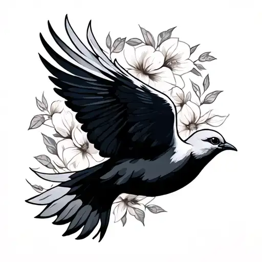 Peace Dove tattoo design idea