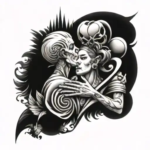 ghetto love prophecy tattoo design idea