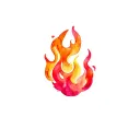 flames tattoo design idea