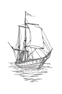 odysseus and ship tattoo design idea