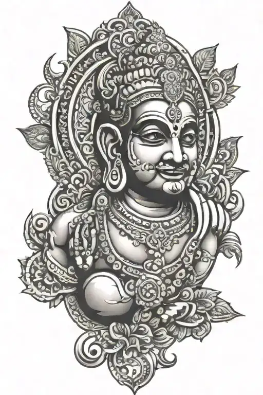 god love Hindu tamil tattoo design idea