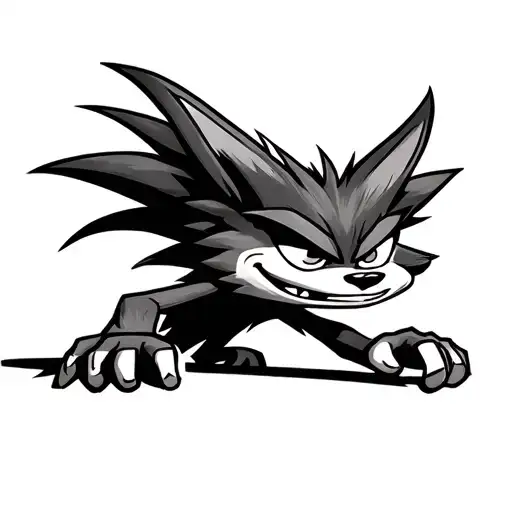 crash bandicoot tattoo design idea