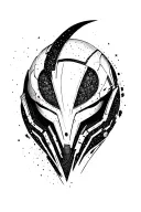 warframe and space tattoo design idea