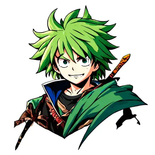 anime one piece, demon slayer, hunter x hunter tattoo design idea