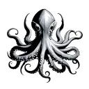 Viking Octopus tattoo design idea