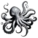Viking Octopus tattoo design idea