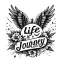 life is a journey tattoo ideas for forearm men design small no text only design no wings some deep design and no text tattoo design idea