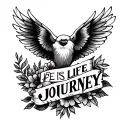 life is a journey tattoo ideas for forearm men design small no text only design no wings some deep design and no text tattoo design idea