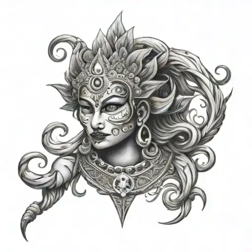 Kali country tattoo design idea