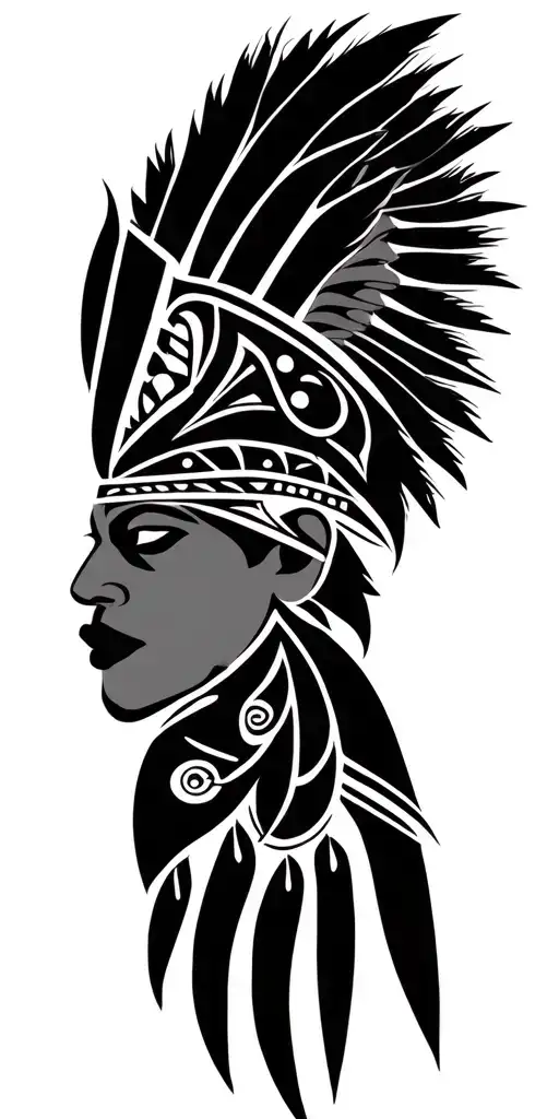 zulu tribal tattoo design idea