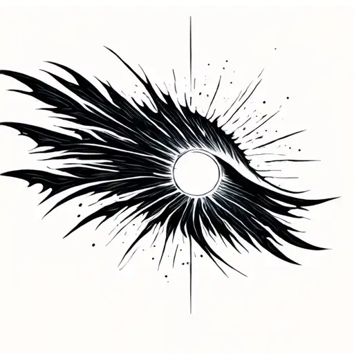 Soundwave tattoo design idea