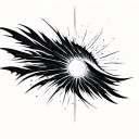 Soundwave tattoo design idea