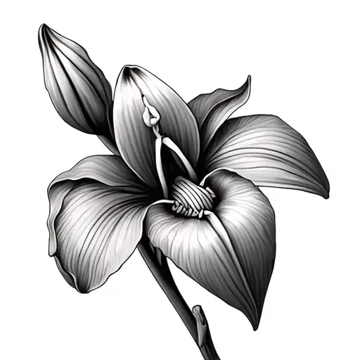 Lady Slipper tattoo design idea