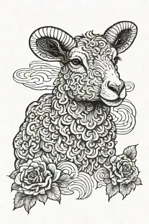 Fear the Lamb tattoo design idea