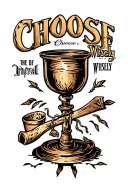 "Choose Wisely" holy grail from Indiana jones tattoo design idea
