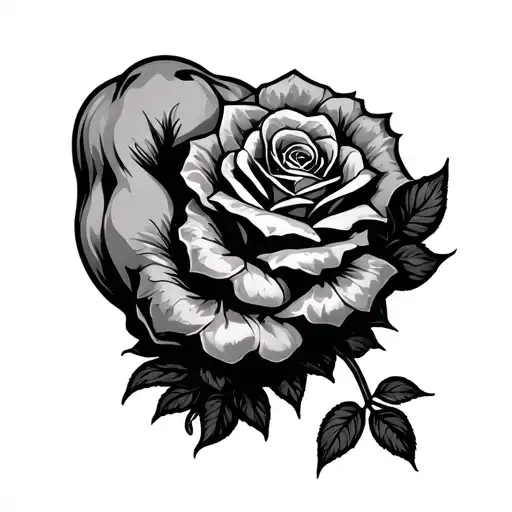 Bicep tattoo design idea