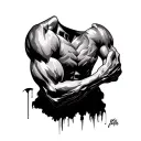 Bicep tattoo design idea