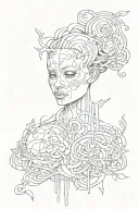 mind over matter tattoo design idea