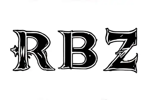 "RBZ" tattoo design idea