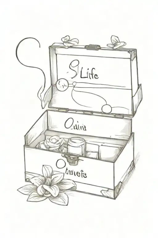 Song lyrics “life can be like a box of chocolates” “quid pro quo, somethin’ for somethin’, that’s the obvious”. tattoo design idea