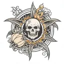 smashing pumpkins tattoo design idea