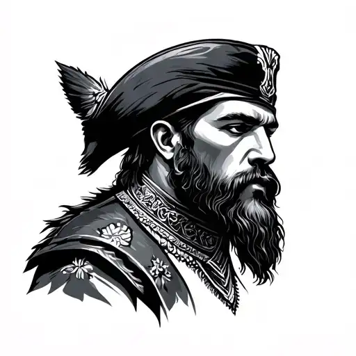 Cossack tattoo design idea