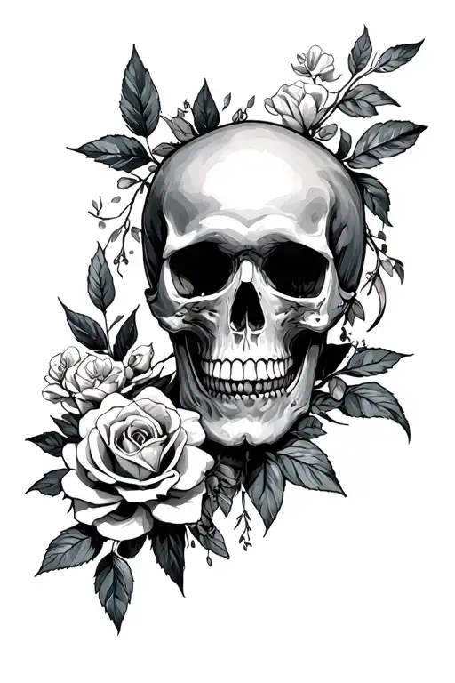 memento Mori Memento Vivere tattoo design idea