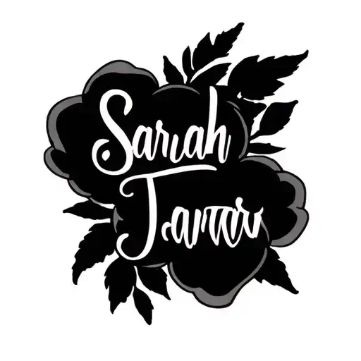 Sarah name tattoo tattoo design idea