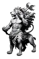 greek god apollo majesticlion tattoo design idea