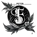 1 Peter 5 7 tattoo design idea