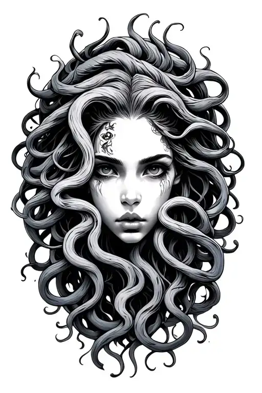 cryong medusa tattoo design idea