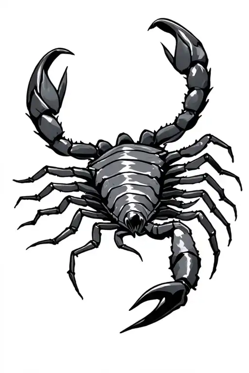Scorpio tattoo design idea