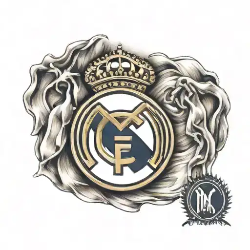 real madrid logo tattoo design idea