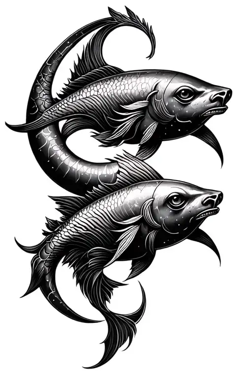 I want a tattoo with the following astrological signs: Sagittarius, Pisces, Aquarius and Gemini. tattoo design idea