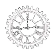 clock gears tattoo design idea