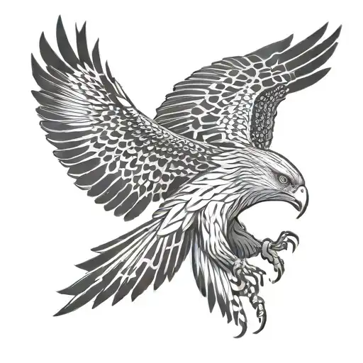 Red Kite tattoo design idea