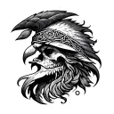 Anglo Saxon tattoo design idea