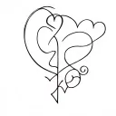health, love, money and time to enjoy tattoo design idea