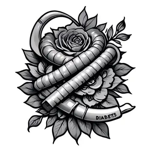 Type 1 Diabetes tattoo design idea