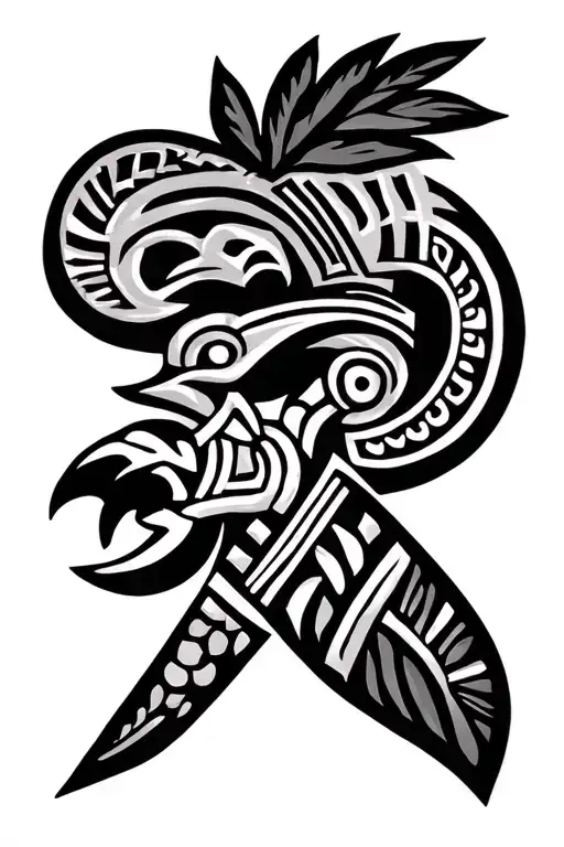 sagittarious, Puerto Rico Taino culture tattoo design idea