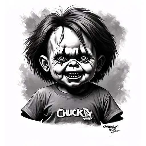 chucky horror slash chucky rugrats other half chucky tattoo design idea