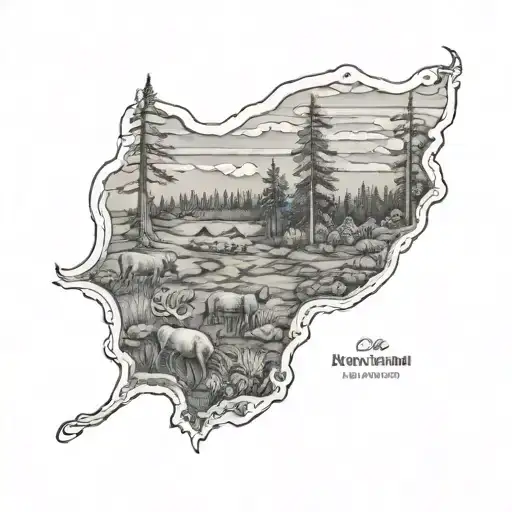 northern wisconsin tattoo design idea