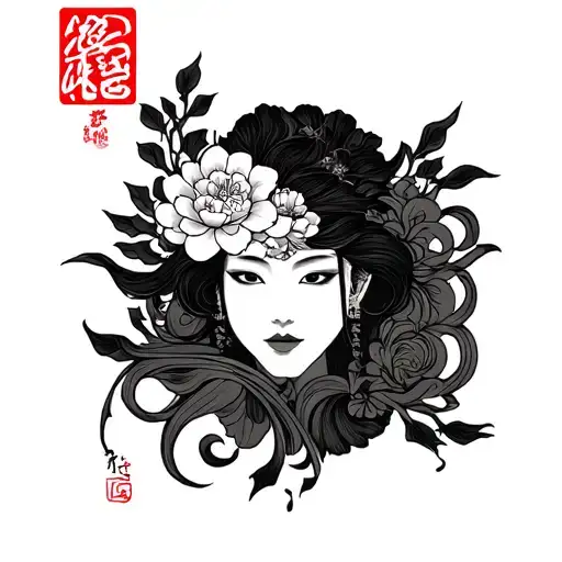 asian style for inner bicep tattoo tattoo design idea