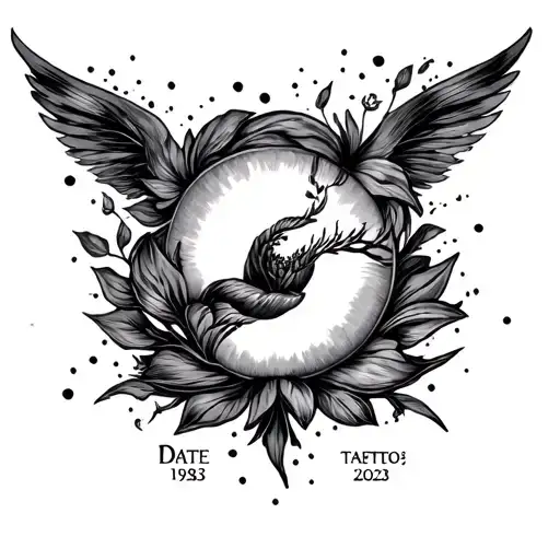 Date of birth 1993 2020 2021 2023 Incorporated tattoo design idea