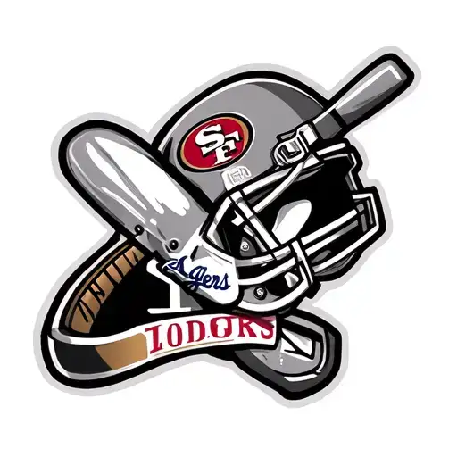 49ers and dodgers tattoo design idea