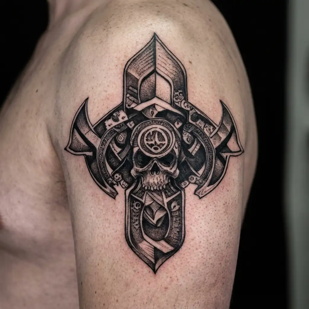 Anglo-Saxon  tattoo design idea