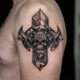 Anglo-Saxon  tattoo design idea